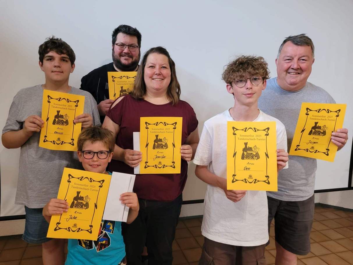 Sommerfest - Sieger Tandem-Schach